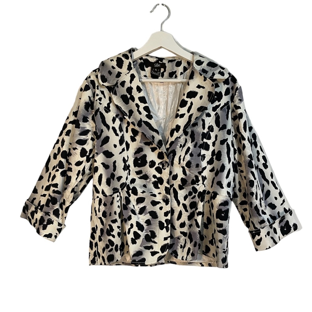 Luii Animal Print Jacket  Sz XL